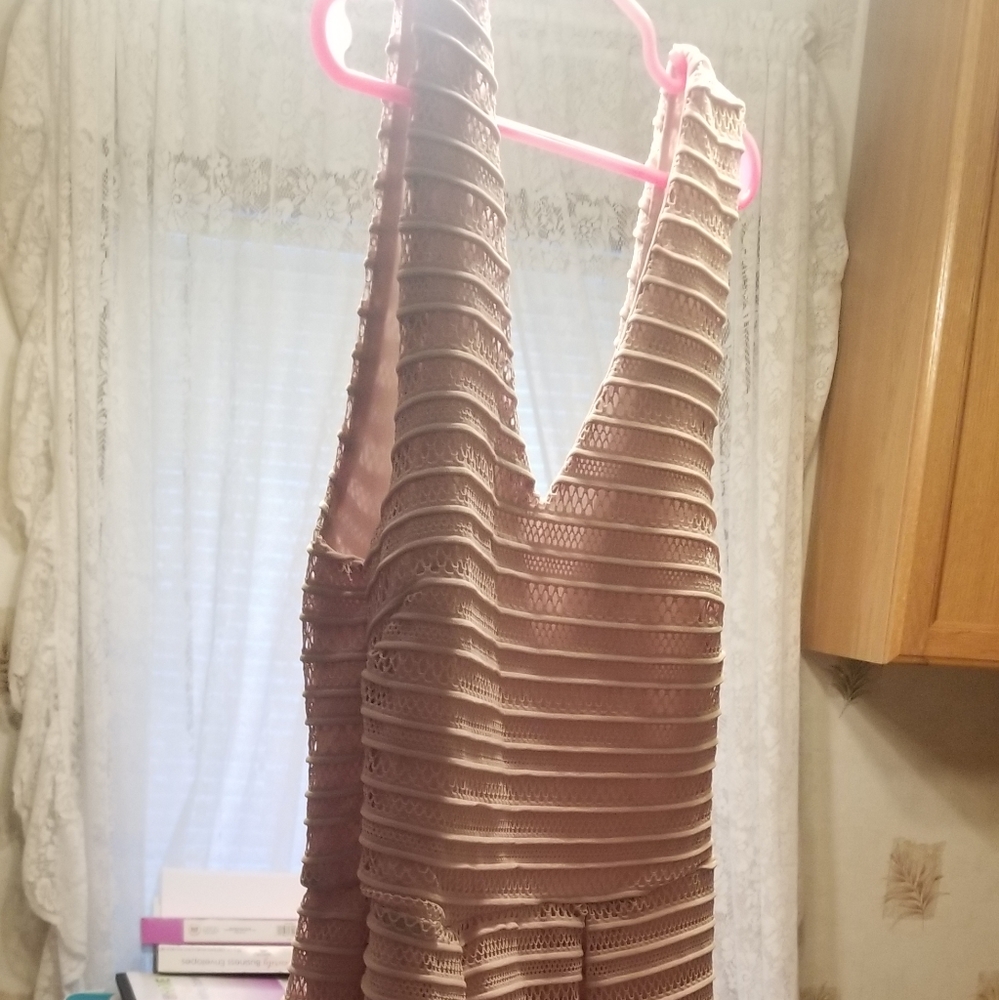 Peachy pink dress